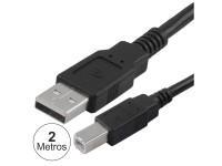 Nedis Cabo USB-A 2.0 Macho / USB-B Macho 2M Nedis Cabo USB-A 2.0 Macho / USB-B Macho 2M